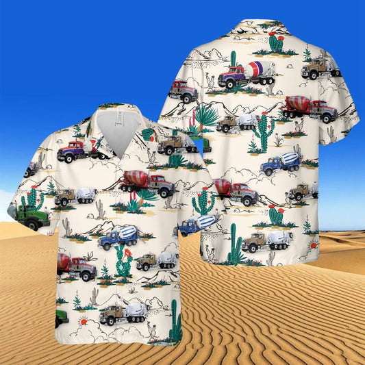 Mack Granite Concrete Mixer Hawaiian Shirt
