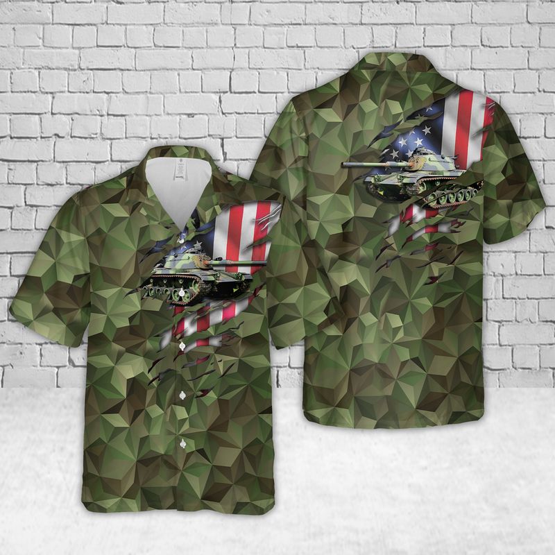 National Guard M60 Tank Hawaiian Shirt