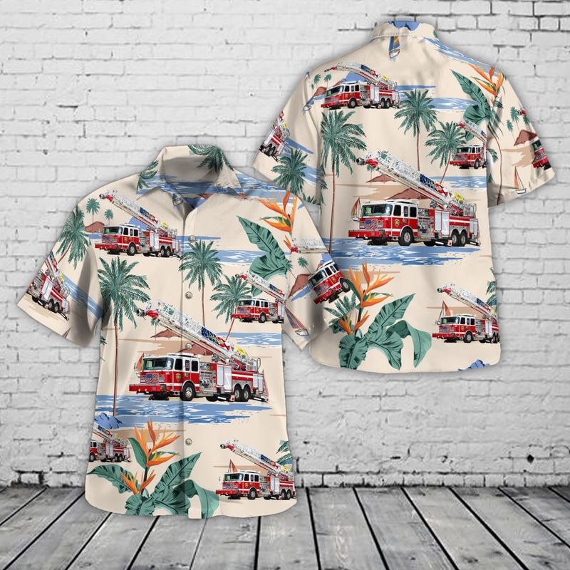 Toledo, Ohio, Toledo Refining Company Emergency Response Team Hawaiian Shirt