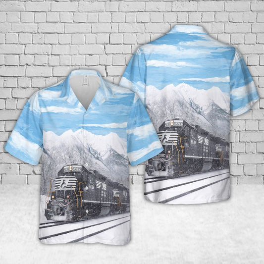 Norfolk Southern Railway Hawaiian Shirt