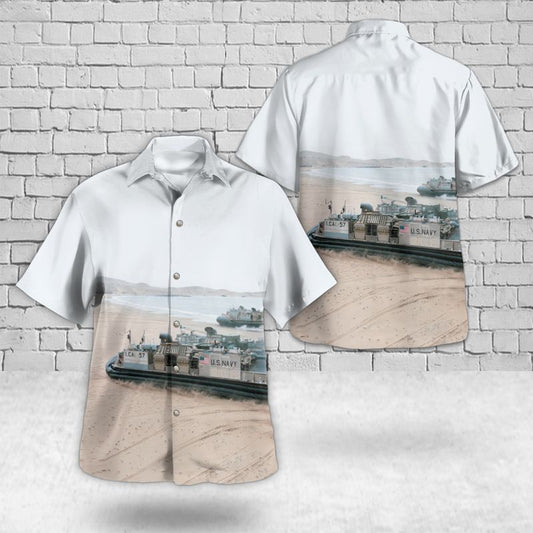 U.S Navy Landing Craft Air Cushion Hawaiian Shirt