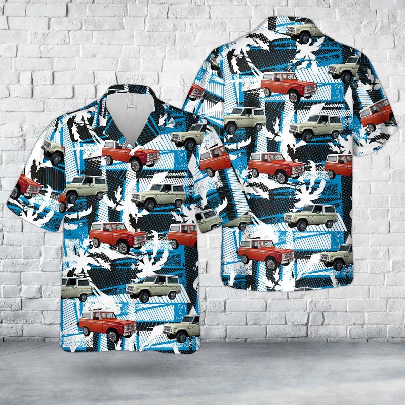 Ford Bronco Wagon (First generation) 1966-1977 Hawaiian Shirt