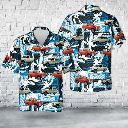 Ford Bronco Wagon (First generation) 1966-1977 Hawaiian Shirt