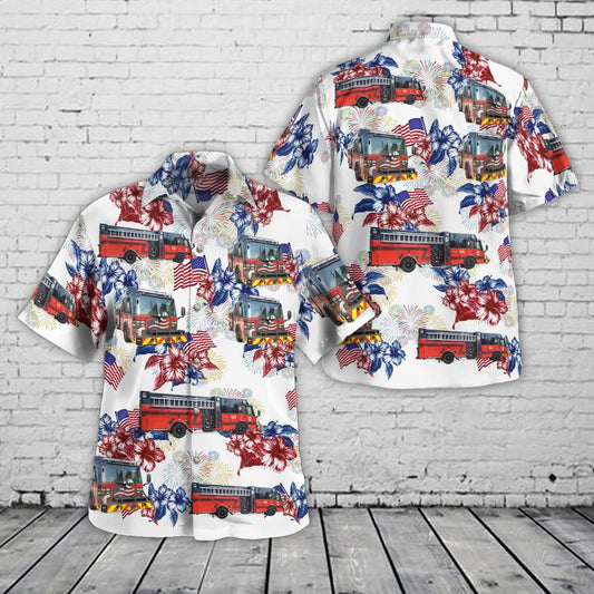 Glenside Fire Protection District, Glendale Heights, Illinois Hawaiian Shirt