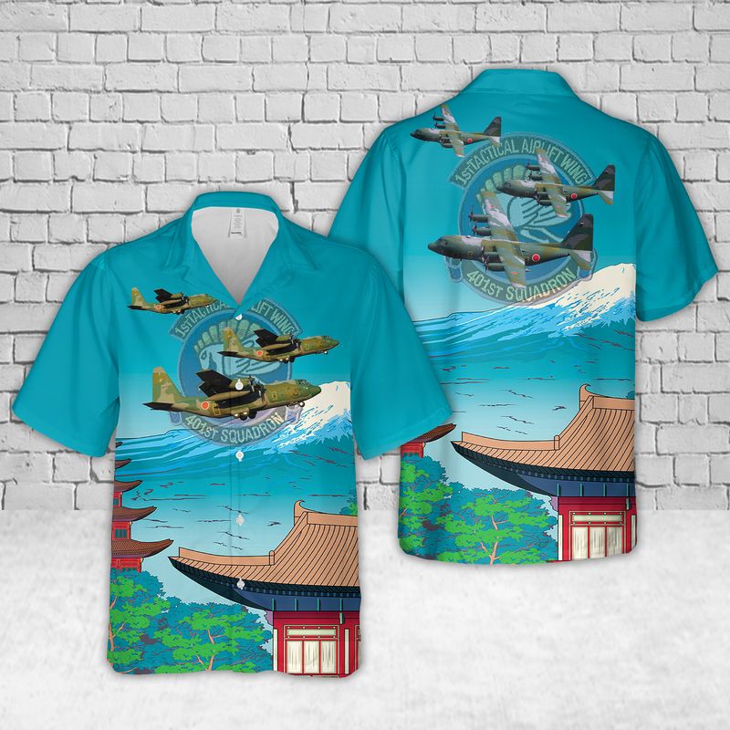 JASDF C-130H 401st squadron Hawaiian Shirt