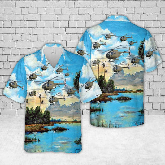 Hughes OH-6 Cayuse U.S Army Hawaiian Shirt