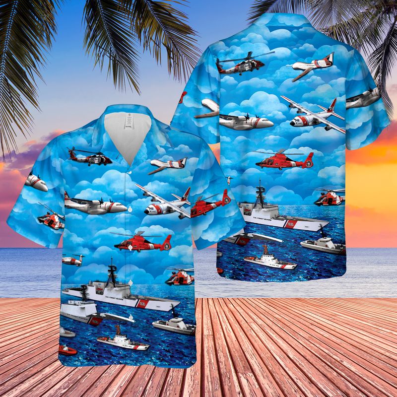 US Coast Guard Hawaiian Shirt