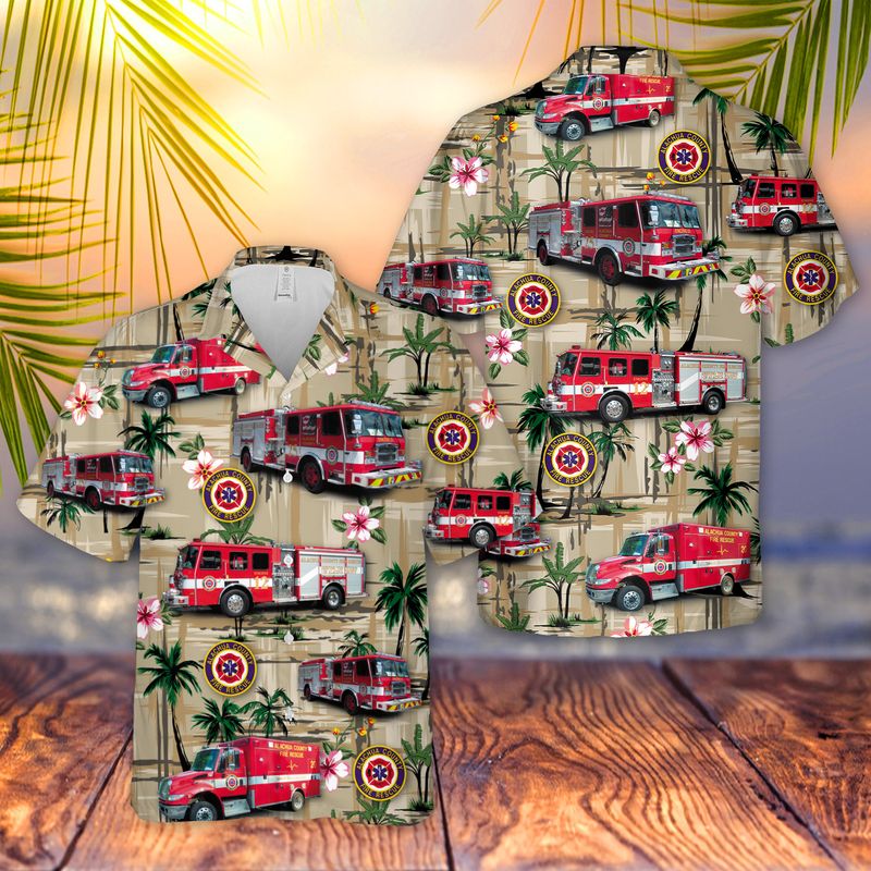Alachua County Fire Rescue Hawaiian Shirt
