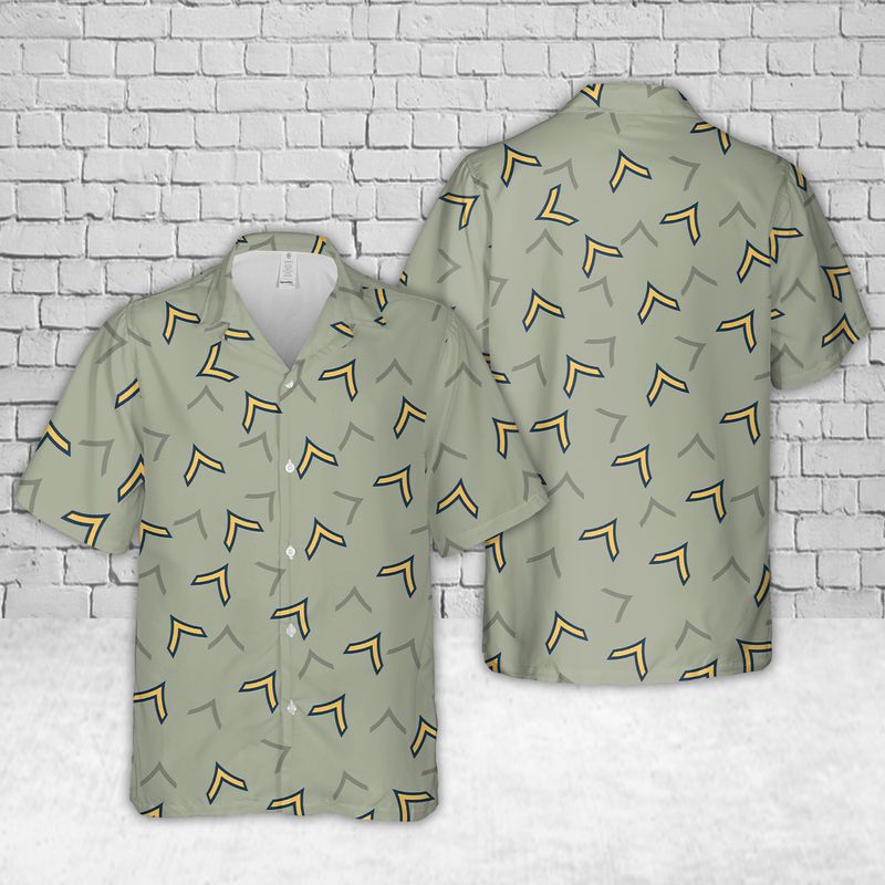 Army Private Rank Hawaiian Shirt