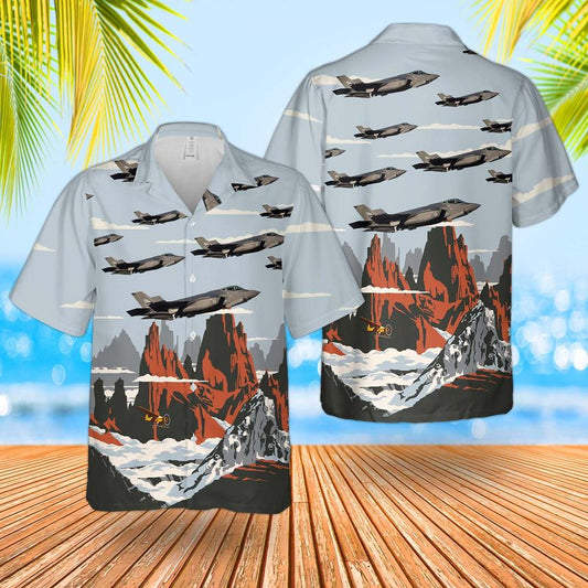 Royal Australian Air Force Lockheed Martin F-35A Lightning II Hawaiian Shirt