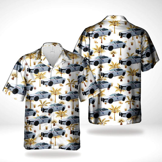 Louisiana State Police Dodge Charger Hawaiian Shirt