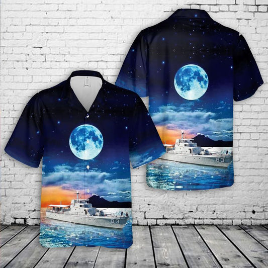 Royal Australian Navy HMAS Advance (P 83) Museum Ship Hawaiian Shirt