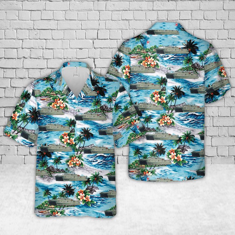 USNS Puerto Rico (T-EPF-11) Hawaiian Shirt