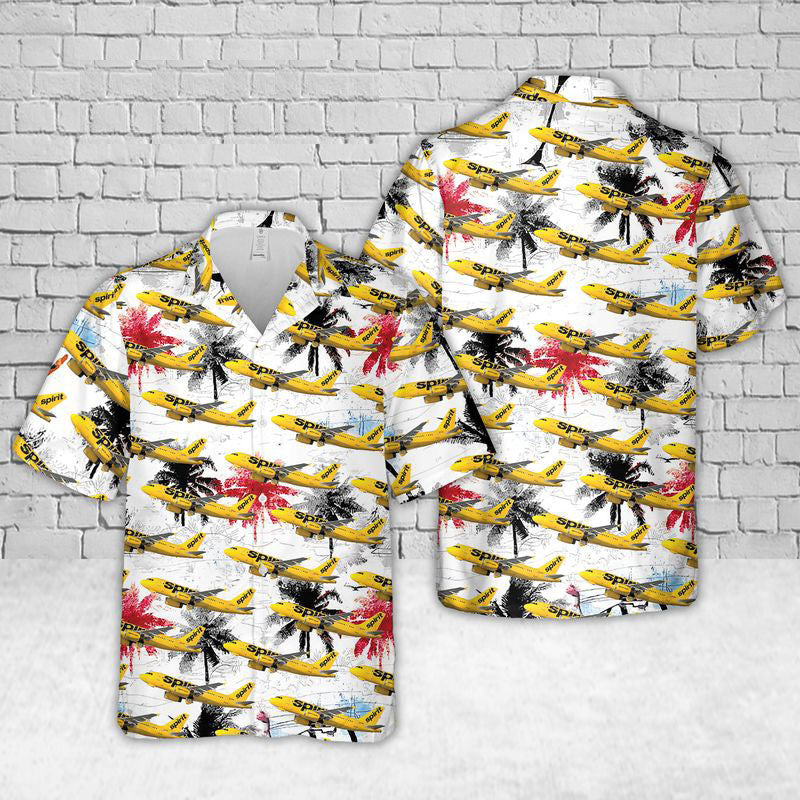 Spirit Airlines Airbus A319 Hawaiian Shirt