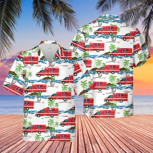 Illinois ATS Medical Services Hawaiian Shirt