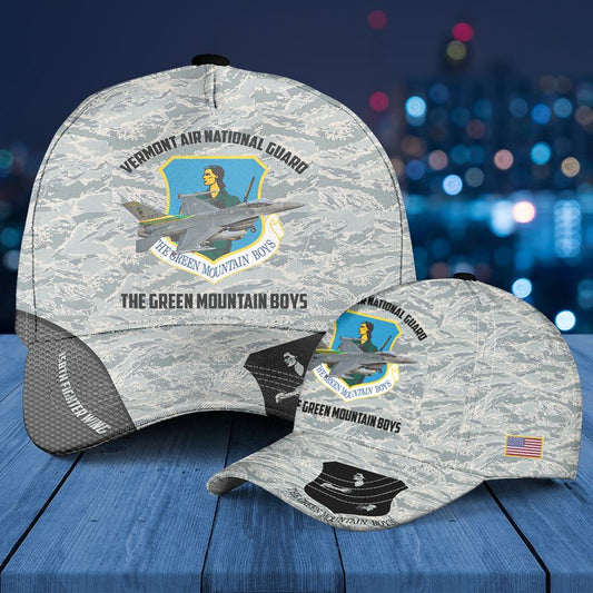 Vermont Air National Guard 158th Fighter Wing F-16C Fighting Falcon Baseball Cap
