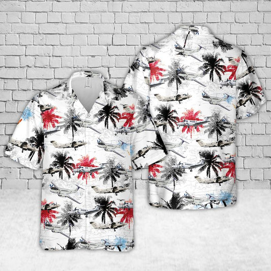 C-12 Huron Army Aviation Aircraft Hawaiian Shirt