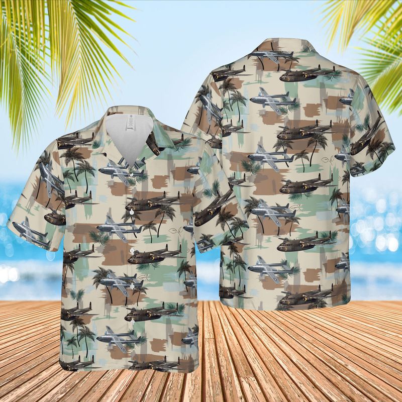 US Air Force Fairchild AC-119 Hawaiian Shirt