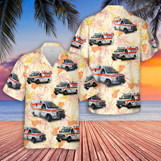 Colorado Denver Health Paramedic Division Hawaiian Shirt