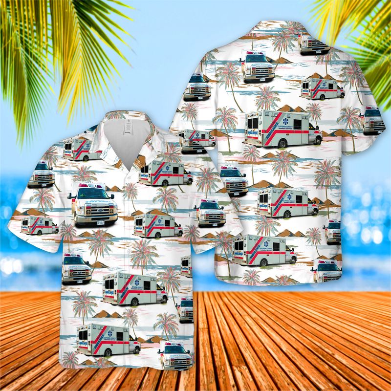 Dufferin County Paramedic Service Hawaiian Shirt