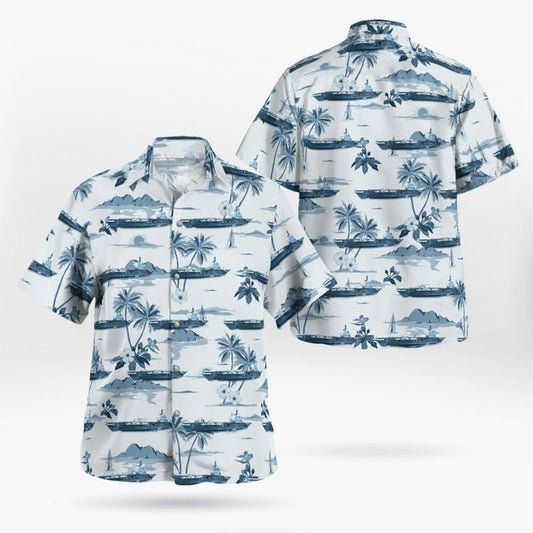 RN HMS Centaur (R06) Centaur-class Aircraft Carrier Hawaiian Shirt