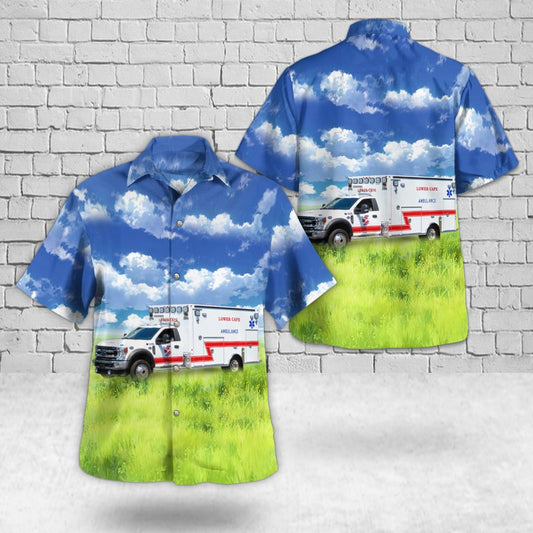 Provincetown, Massachusetts, Lower Cape Ambulance Association Hawaiian Shirt