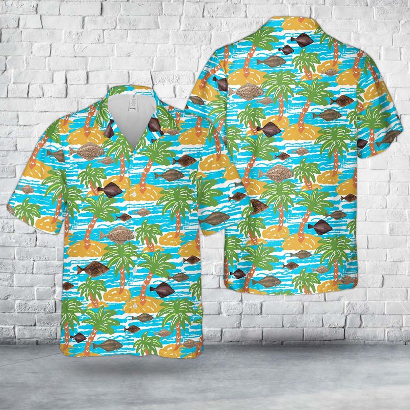 Alaska Halibut Hawaiian Shirt