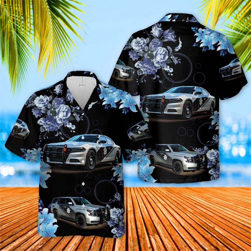 Arizona Highway Patrol Trooper Hawaiian Shirt