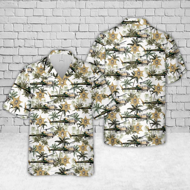 Orange County Sheriff's Department Helicopter Hawaiian Shirt