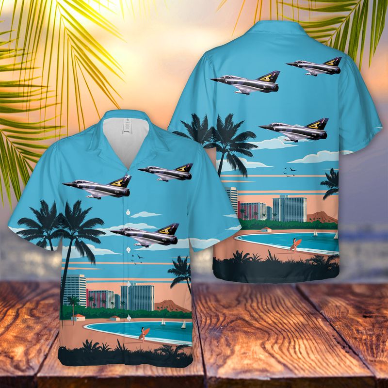 Royal Australian Air Force Mirage III Hawaiian Shirt