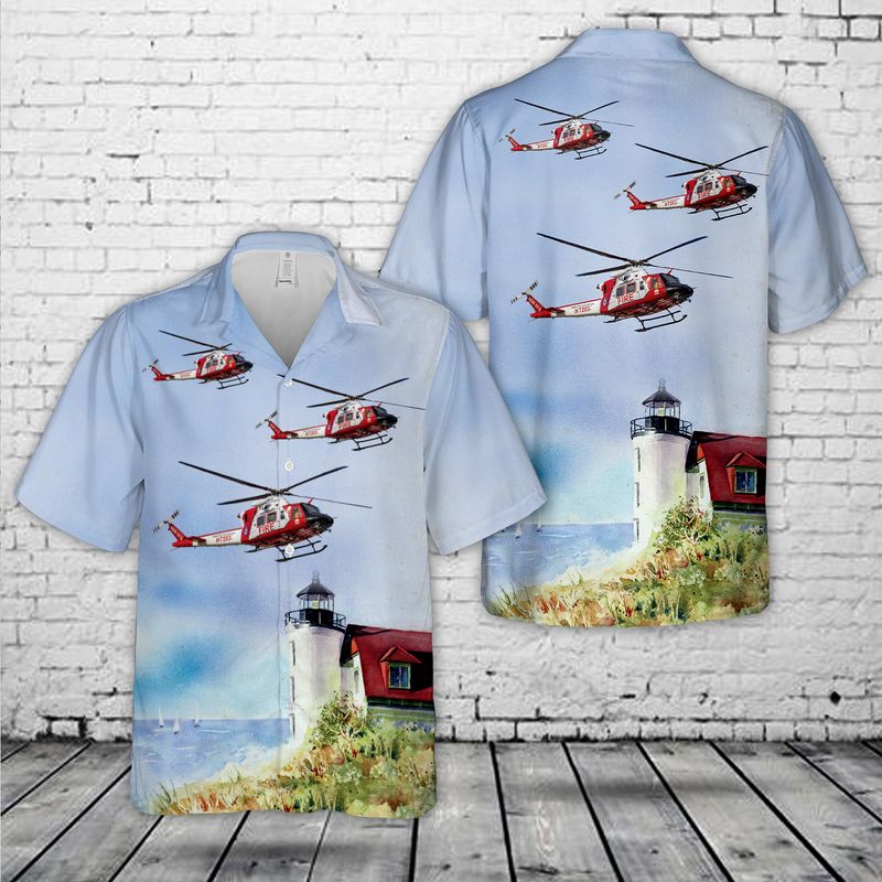 NSW RFS (VH-VJD) Bell 412EP Hawaiian Shirt