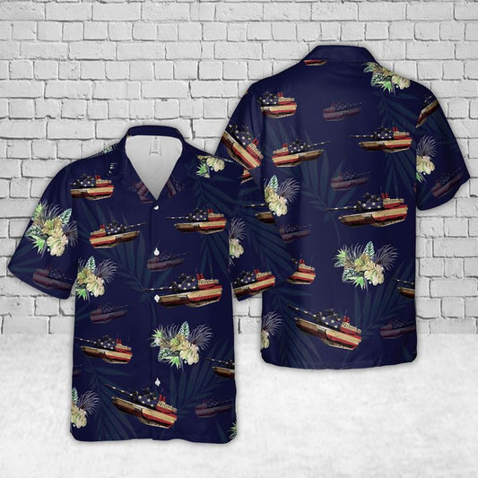 M1 Abrams Hawaiian Shirt
