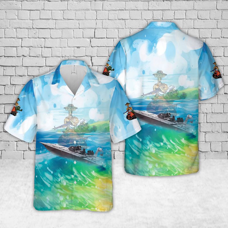 SWCC Small Combat Craft Crewman veteran River Rat Hawaiian Shirt