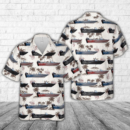 Lund 1975 Tyee Fishing Boats Hawaiian Shirt