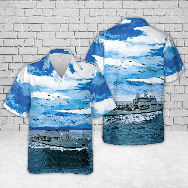 HMAS Leeuwin (A 245) Royal Australian Navy Hawaiian Shirt
