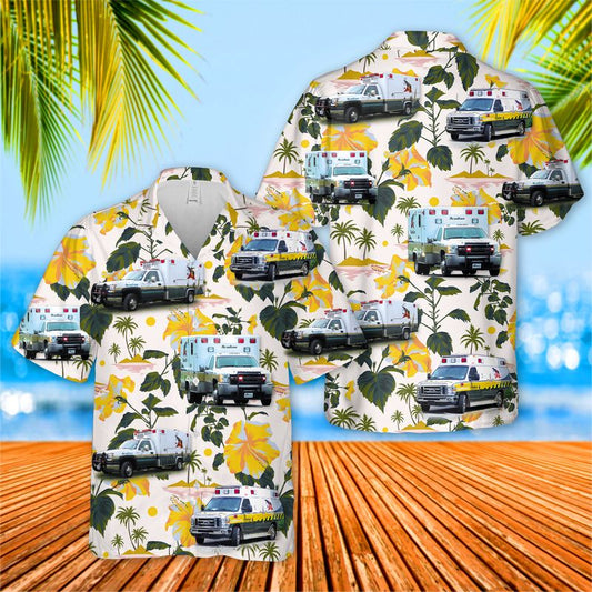 Louisiana Acadian Ambulance Hawaiian Shirt
