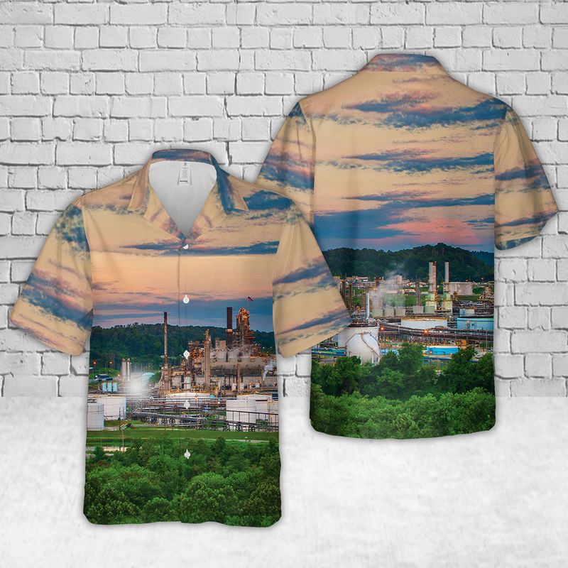 Catlettsburg, Kentucky, Catlettsburg Refinery American Oil Refinery Marathon Petroleum Corporation Hawaiian Shirt