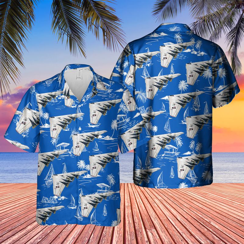 Northrop XB-35 Flying Wing Hawaiian Shirt