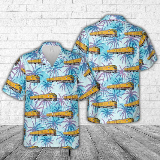Union Pacific Railroad GTEL 8500 Horsepower Big Blow Turbine Hawaiian Shirt