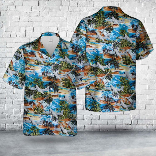 Royal Australian Air Force No.37 SQN Lockheed Martin C-130J-30 Hercules Hawaiian Shirt