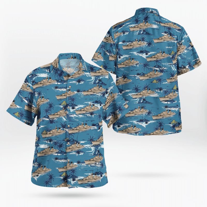 RAN HMAS Vendetta (D08) Daring-class Destroyer Hawaiian Shirt