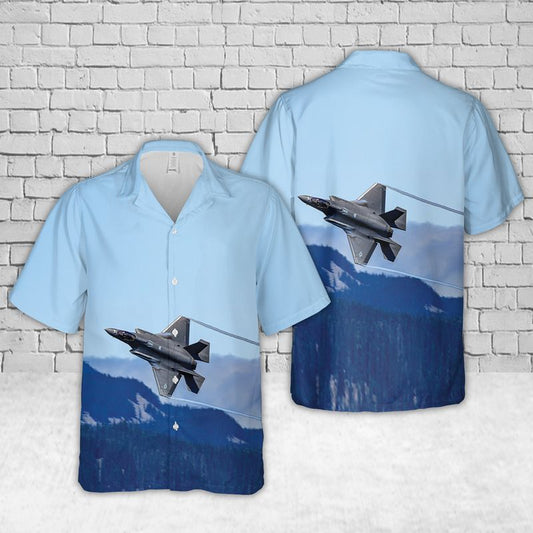 USAF F-35A Lightning II Demo Hawaiian Shirt