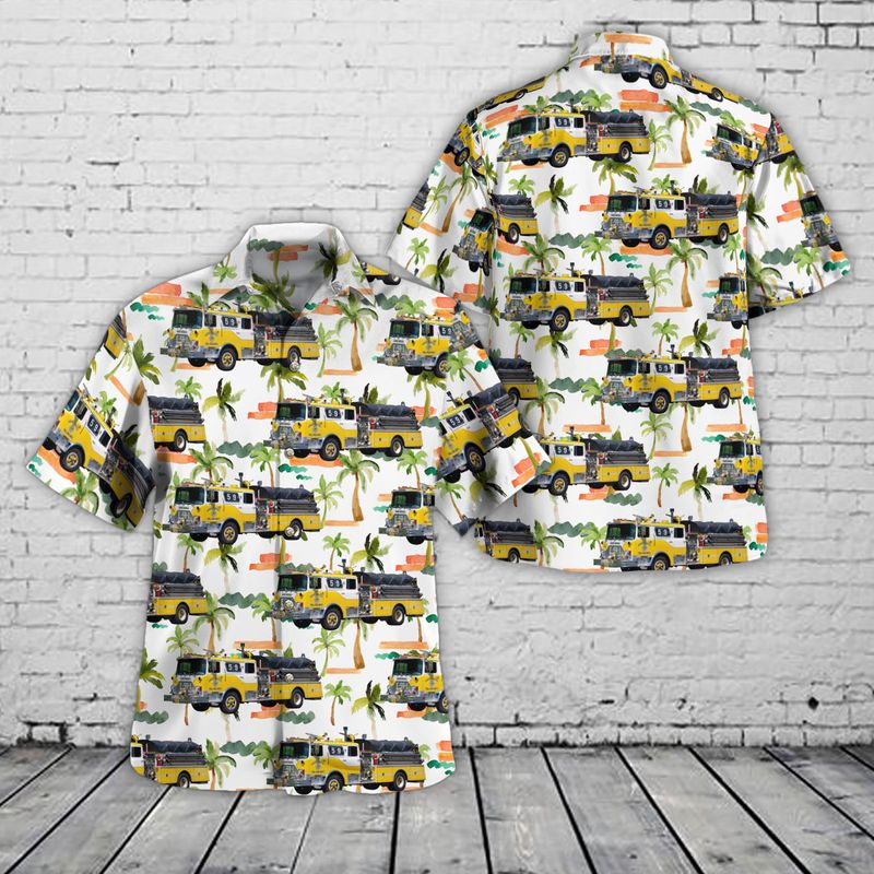 Middletown, Pennsylvania, Lower Swatara Volunteer Fire Company 59, Engine 59-1, 1978 -Mack CF / Swab Pumper Hawaiian Shirt