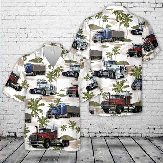 Mack Valueliner Heavy-Duty Truck Hawaiian Shirt