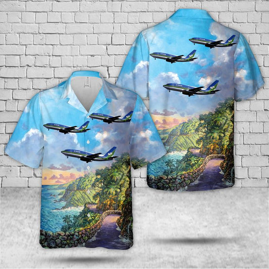 Air Florida Boeing 737-2T4-Adv Hawaiian Shirt