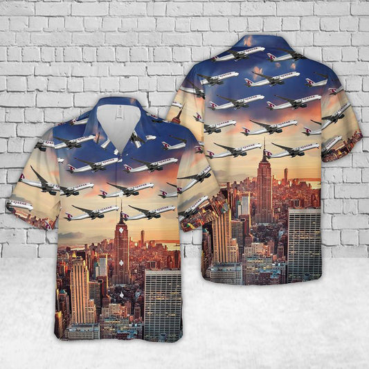 Qatar Airways Airbus A350-900 Hawaiian Shirt