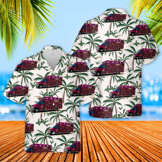 Tempe Fire Medical Rescue Department Hawaiian Shirt