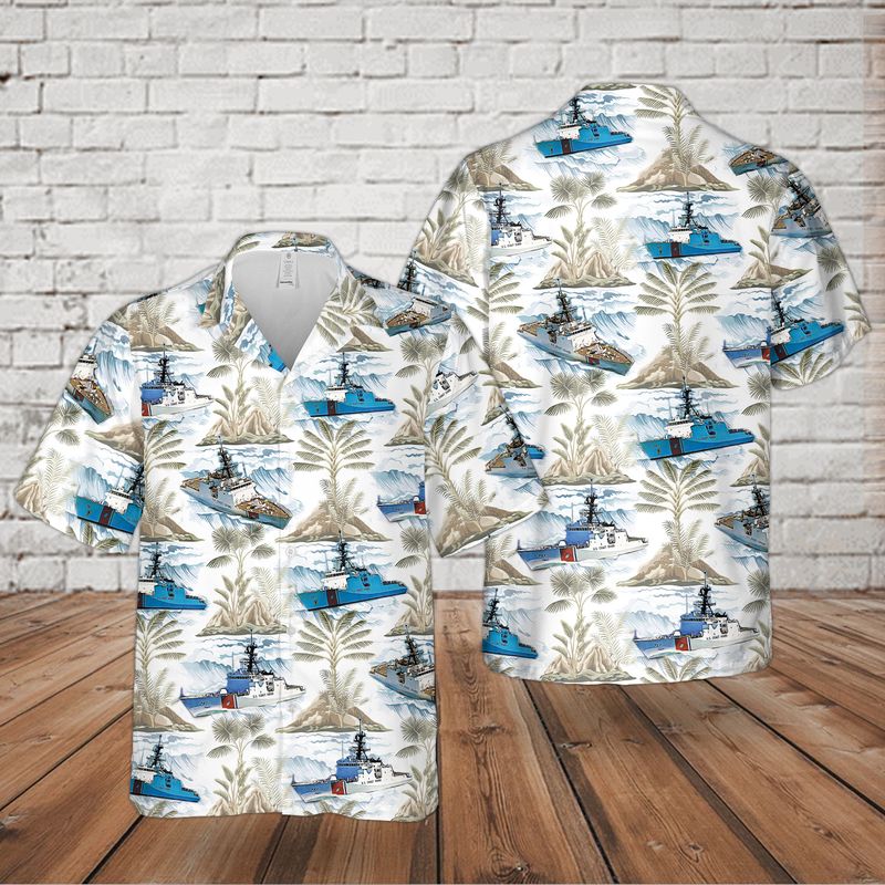 US Coast Guard National Security Cutter Hawaiian Shirt