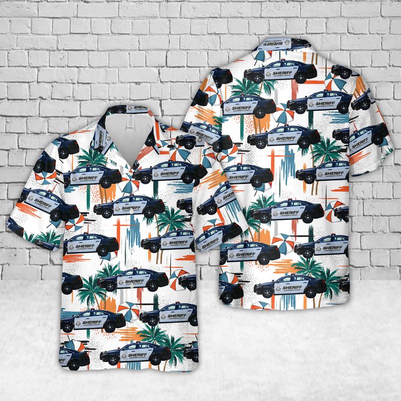 California Sacramento County Sheriff Hawaiian Shirt