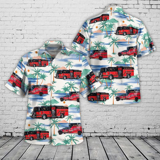 De Pere Fire Rescue, De Pere, Wisconsin Hawaiian Shirt